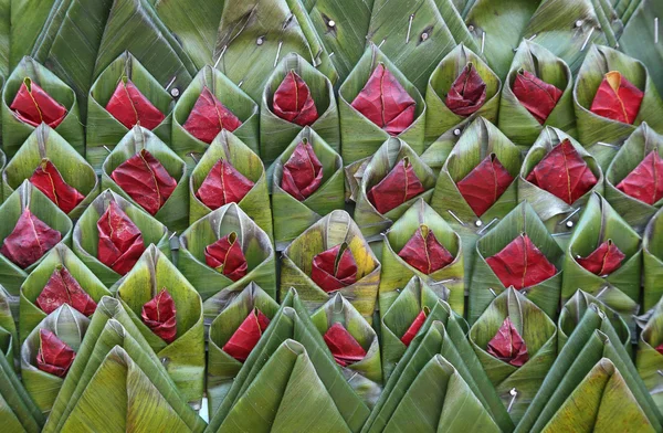 Buddha Thai flower texture decoration — Stock Photo, Image