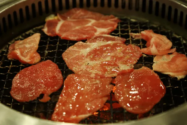 Корейська барбекю Yakiniku — стокове фото