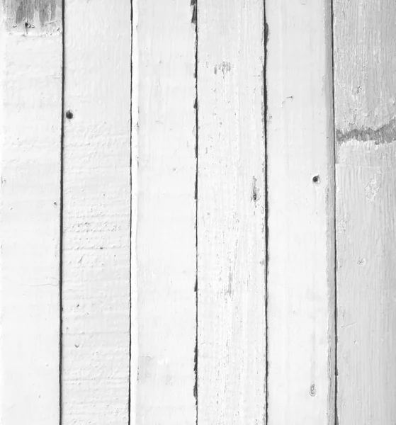 Textura de parede de madeira branca velha — Fotografia de Stock
