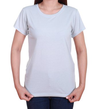 kadını boş t-shirt 