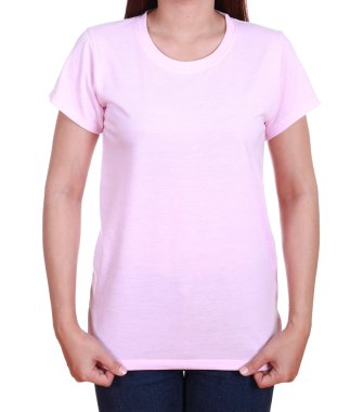 kadını boş t-shirt 