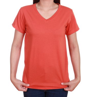 kadını boş t-shirt 