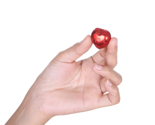 Serca czekoladowe na strony — Zdjęcie stockowe