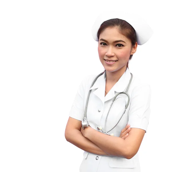 Krankenschwester stehend — Stockfoto