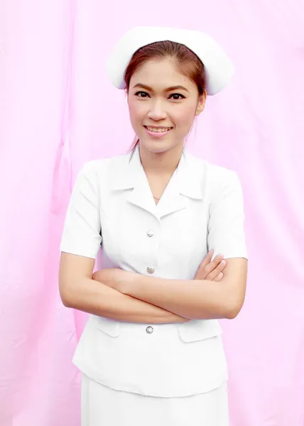 Asiatico femmina infermiera — Foto Stock