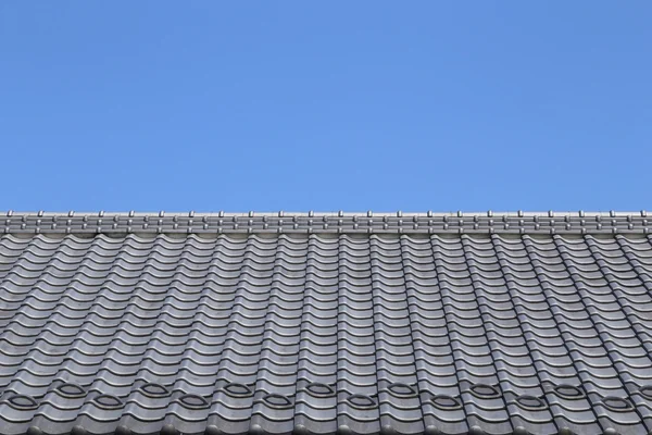 Taket av traditionellt japanska — Stockfoto