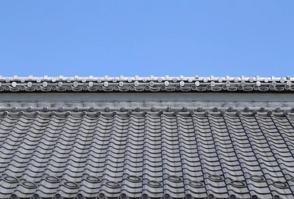 Taket av traditionellt japanska — Stockfoto