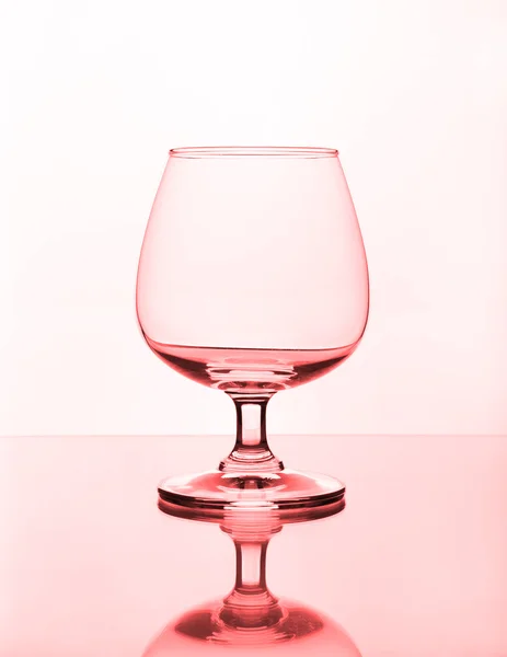 Vaso de vino vacío — Foto de Stock