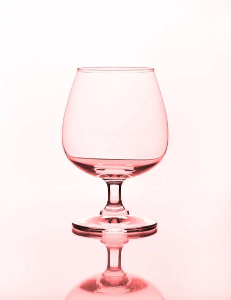 Vaso de vino vacío — Foto de Stock