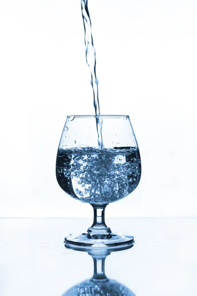 Bicchiere di vino con acqua — Foto Stock