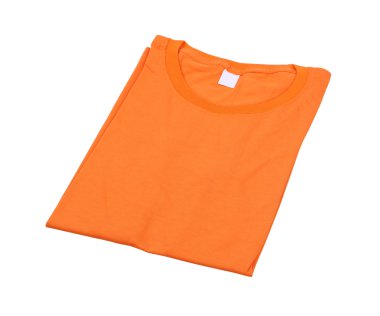 katlanmış t-shirt izole