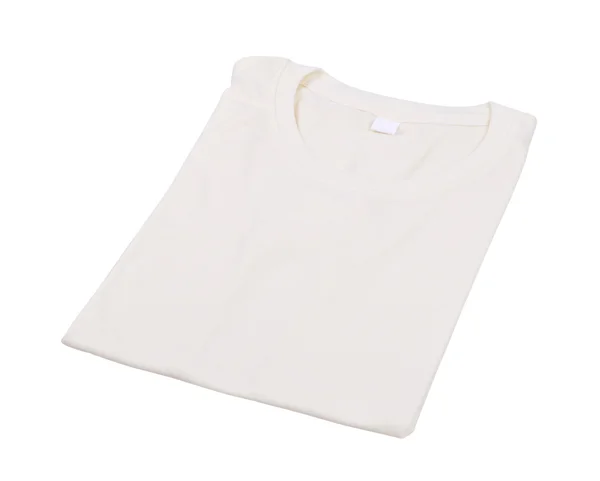 Gevouwen t-shirt geïsole — Stockfoto