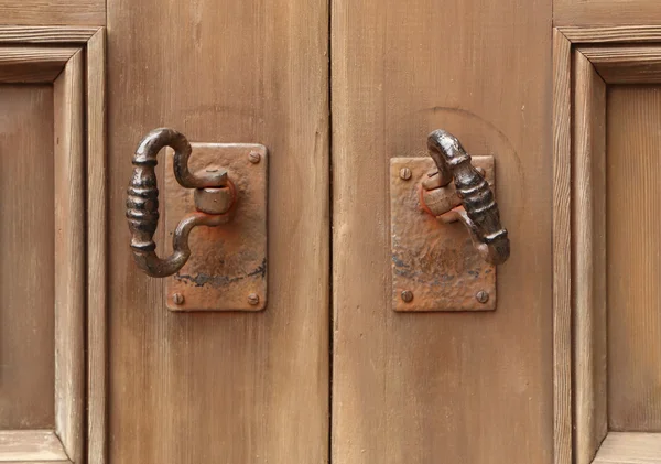 Old double door knocker — Stock Photo, Image