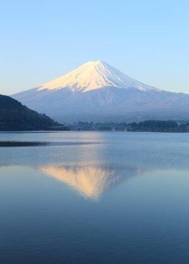 fuji Dağı, göl kawaguchiko görünümünden