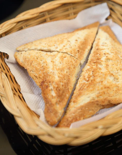 Трикутник гарячі бутерброди — стокове фото