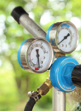 Kaynak gaz silindir basınç göstergesi