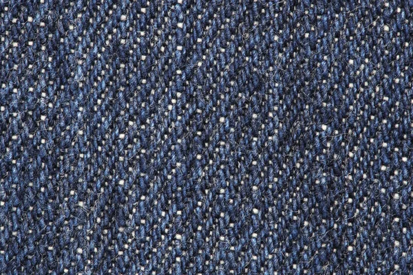 Close up of blue jean texture — Stock Photo, Image