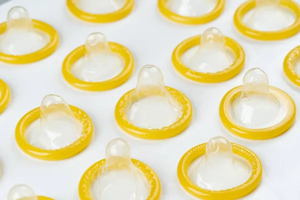 Close Many Condom — Stock Photo, Image