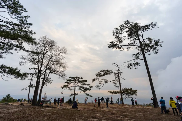 Loei Tailandia Dic 2021 Turistas Mirando Con Una Vista Naturaleza —  Fotos de Stock