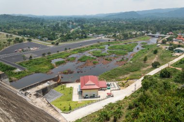 khundanprakanchon Barajı, nakhon nayok, Tayland 