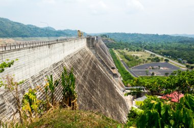 Khundanprakanchon dam, Nakhon Nayok, Thailand  clipart