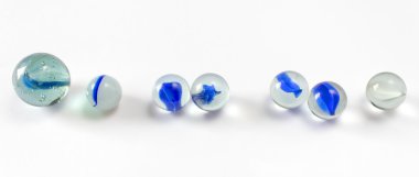Blue Marbles clipart