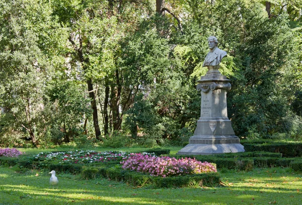 В громадський сад Трієст — стокове фото