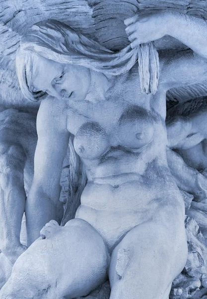 Mermer bir denizkızı heykeli — Stok fotoğraf