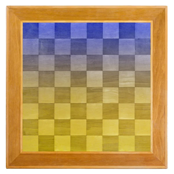 Fából készült sakktábla — Stock Fotó