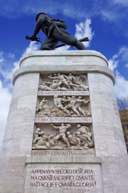 Roma'da Monumento al bersagliere