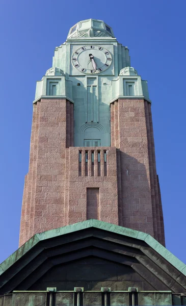 Torre della Stazione Centrale di Helsinki — Foto Stock