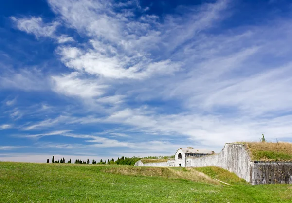 palmanova sur duvarları arasında
