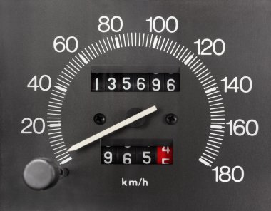 Otomobil hız göstergesi ve kilometre sayacı