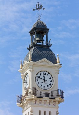 Tower of the Port Authority Building in Valencia