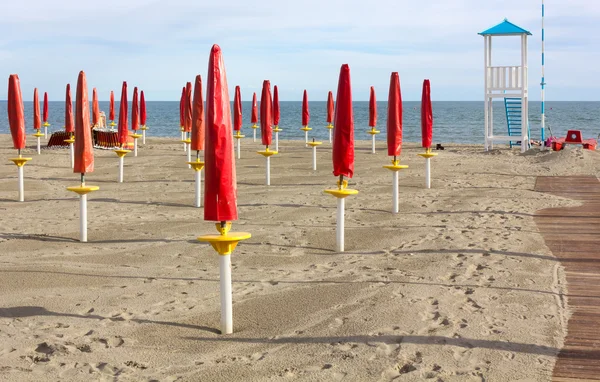 Praia de areia vazia — Fotografia de Stock