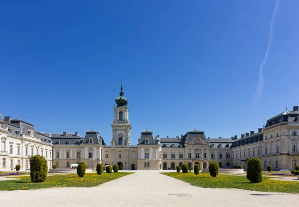 Festetický Barokní Palác Centru Svého Nádherného Parku Keszthely Jezeře Balaton — Stock fotografie