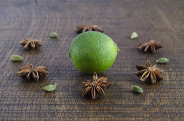 Ayurveda maddeler geometrik desen