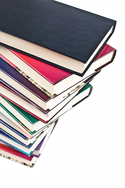 Stack Books White Background — Stock Photo, Image