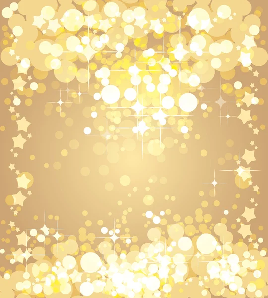 Fondo de oro de Navidad — Vector de stock