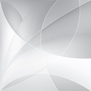 Abstract silver background, vector template