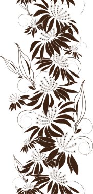 Dikişsiz çiçek tasarım