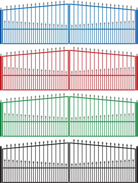 Valla de metal — Archivo Imágenes Vectoriales