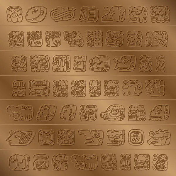 Maya Glyph — Stockvector