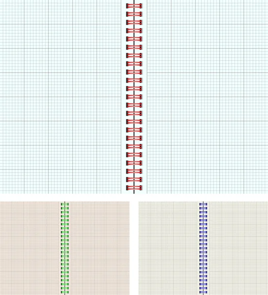 Caderno aberto — Vetor de Stock