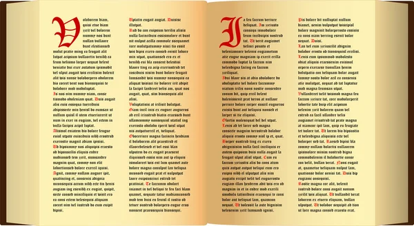 eski kitap metin ile açın