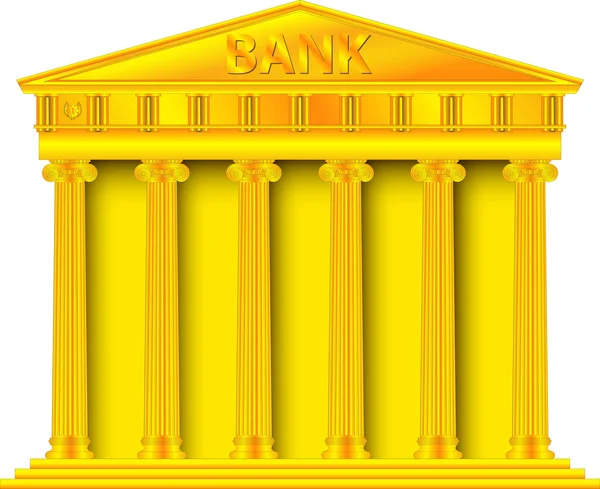 Guldbanken — Stock vektor
