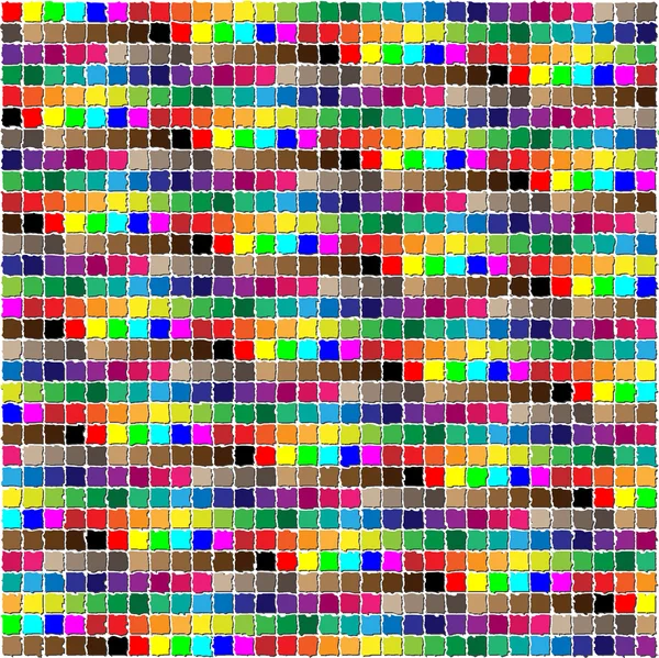Mosaic tiles in color — Stock Vector