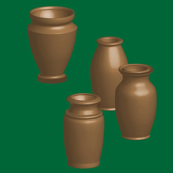 Terracotta ceramica antichità — Vettoriale Stock