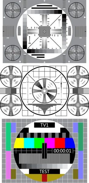 Tv test pattern — Stock Vector