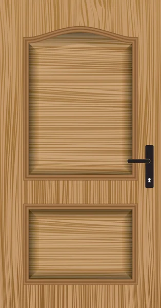 Porte en bois — Image vectorielle